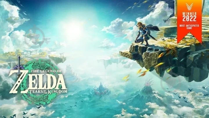 Zelda: Tears of the Kingdom — a still alpine lake